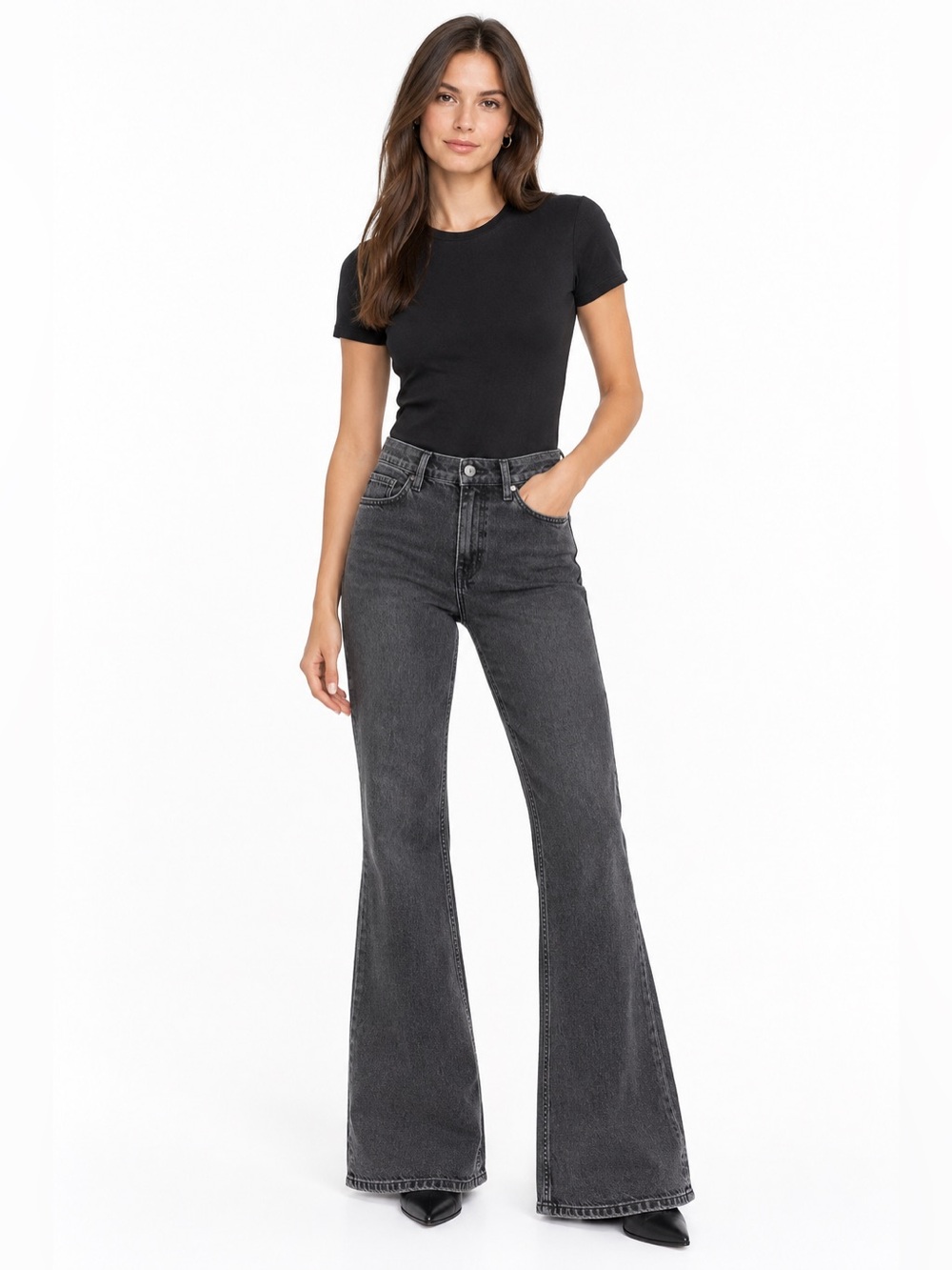 Revolve x Free People We The Free West Coast Relaxed Flare Jean